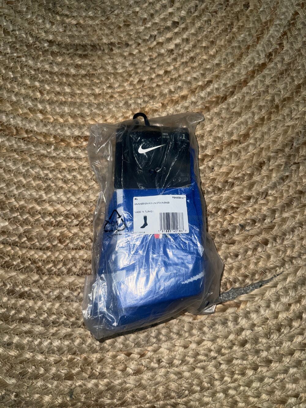 Nike NBA knee high basketball socks in blue size XL - NEW
